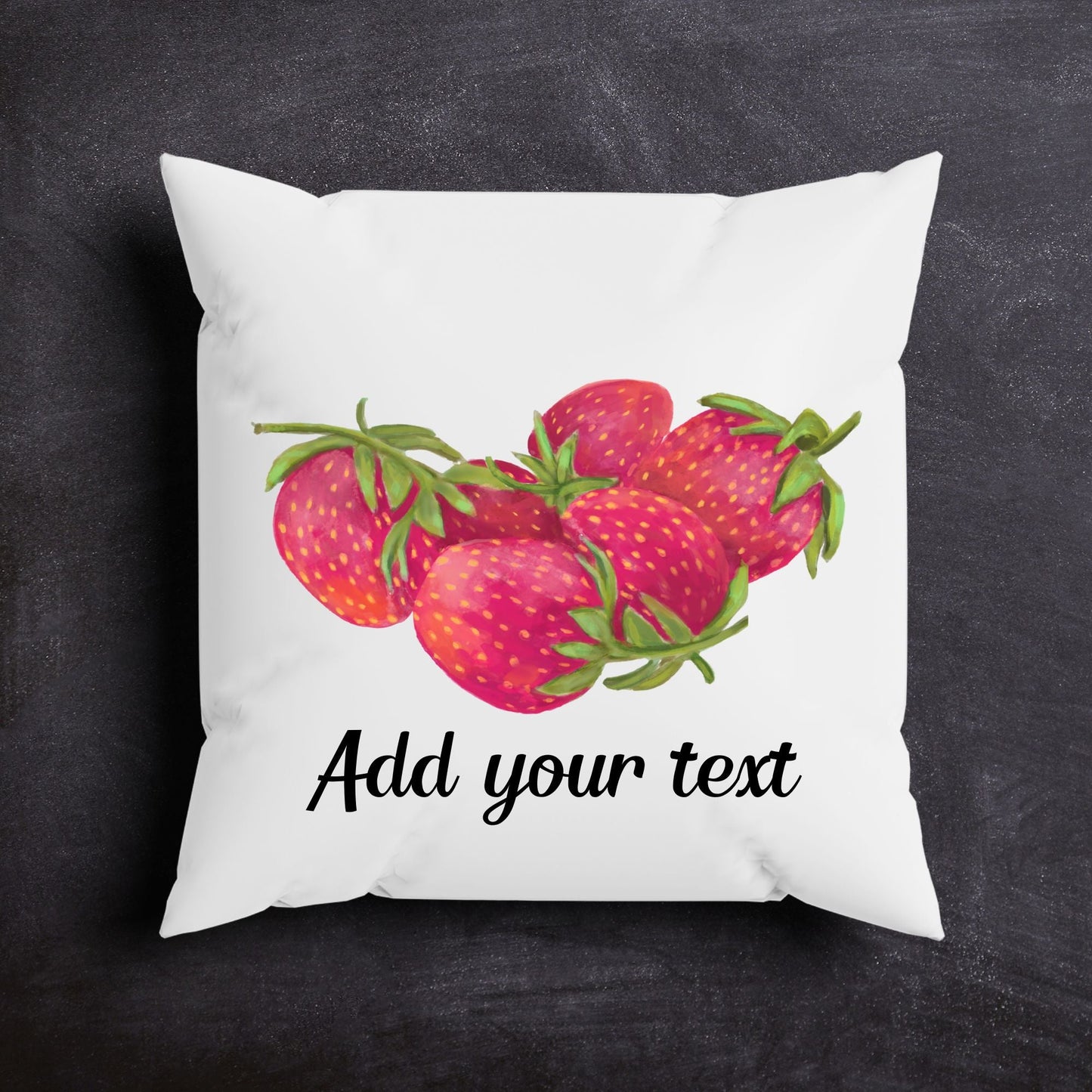 Strawberry Pillow - MerikaArt