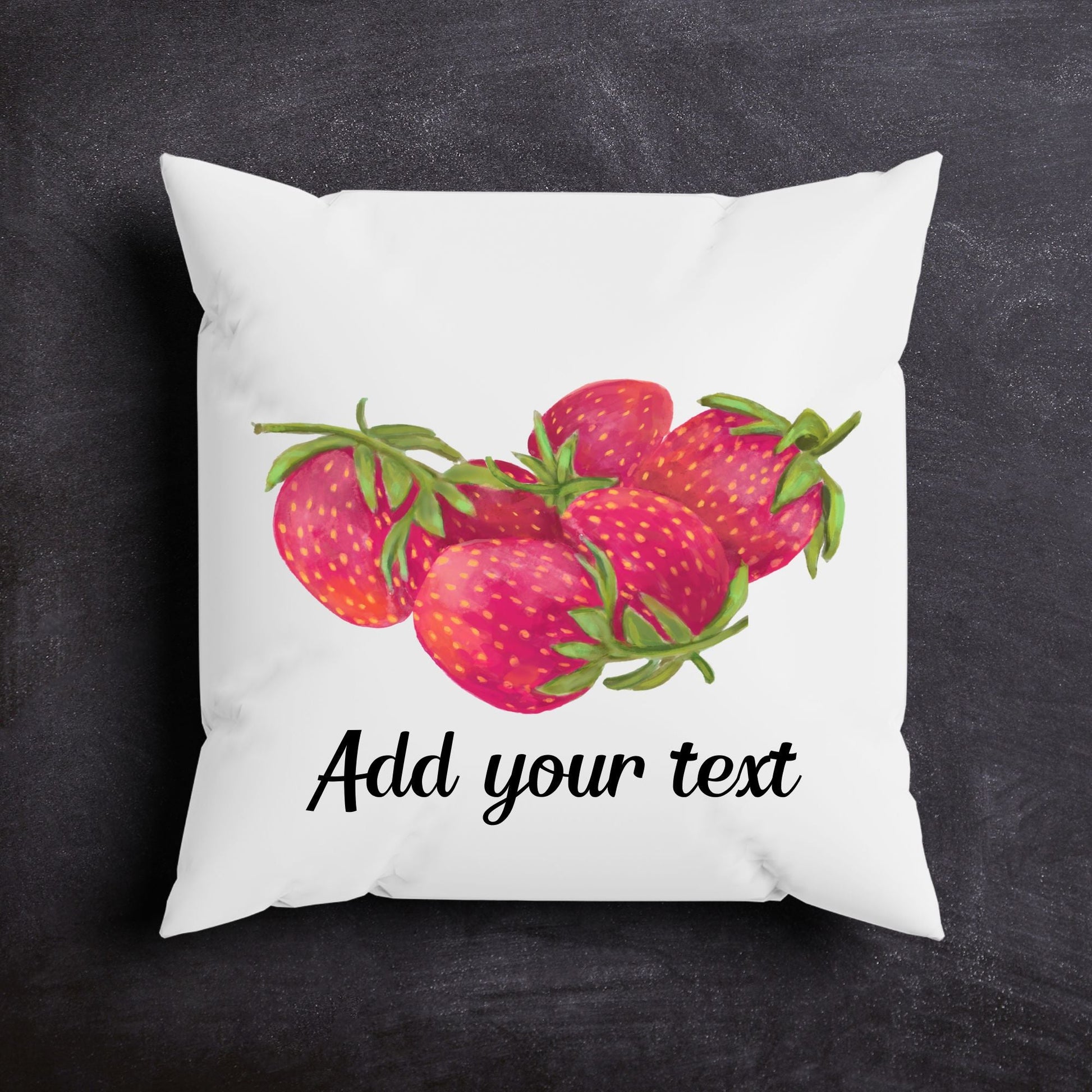Strawberry Pillow - MerikaArt