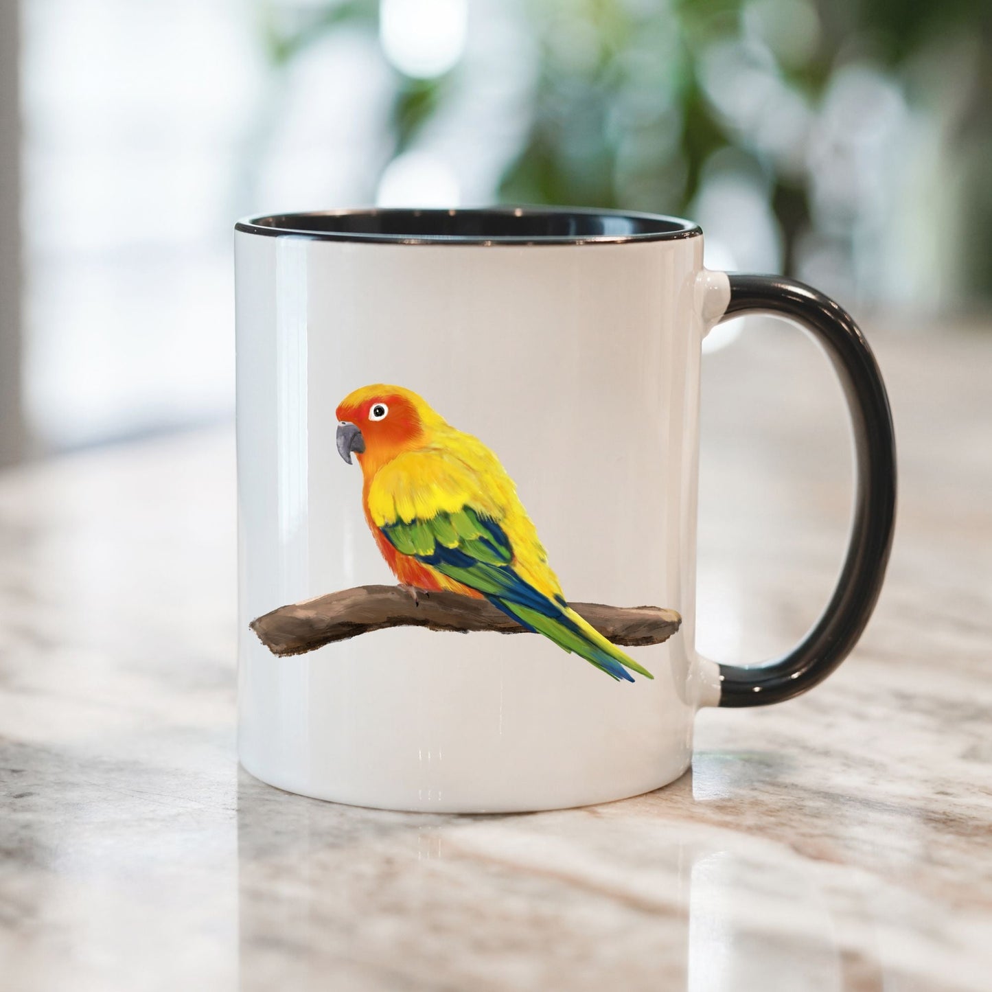 Sun Conure Mug - MerikaArt
