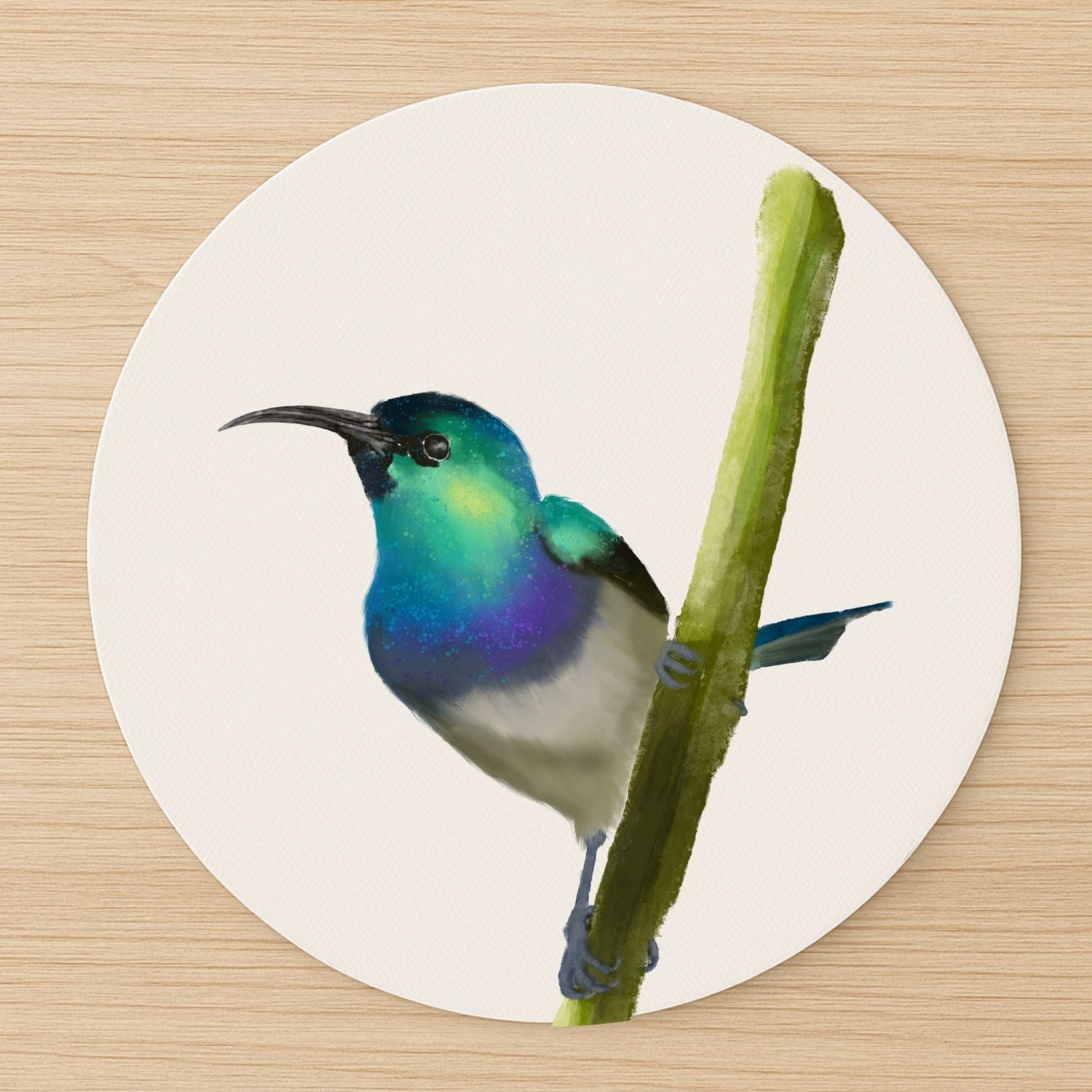 Sunbird Mousepad - MerikaArt