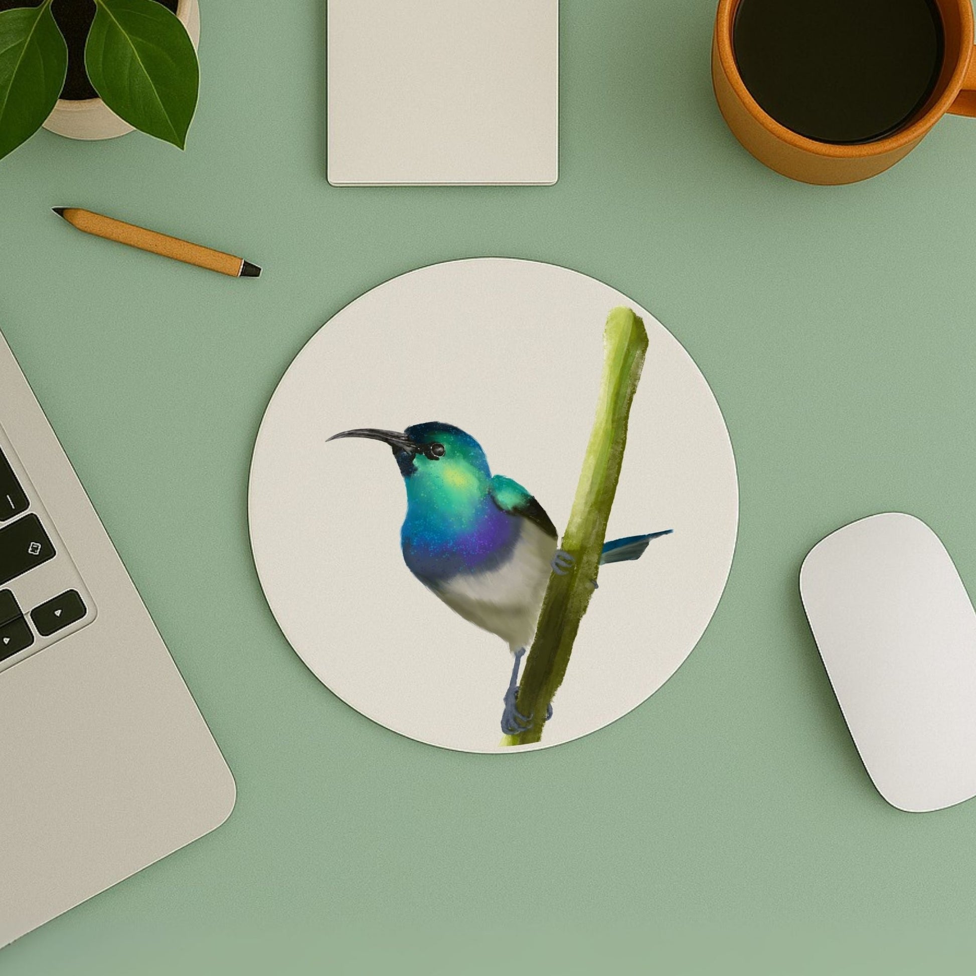 Sunbird Mousepad - MerikaArt