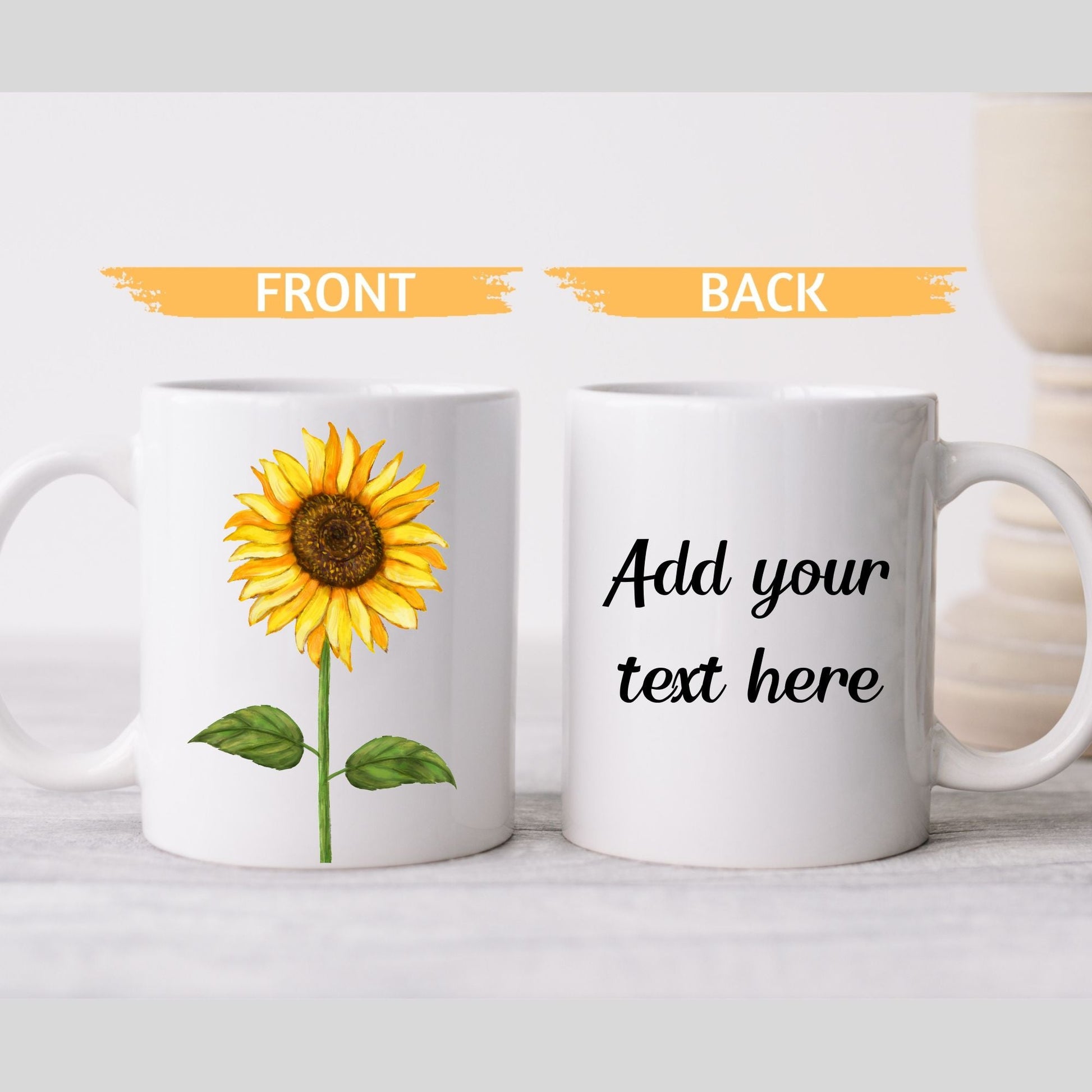 Sunflower Mug - MerikaArt