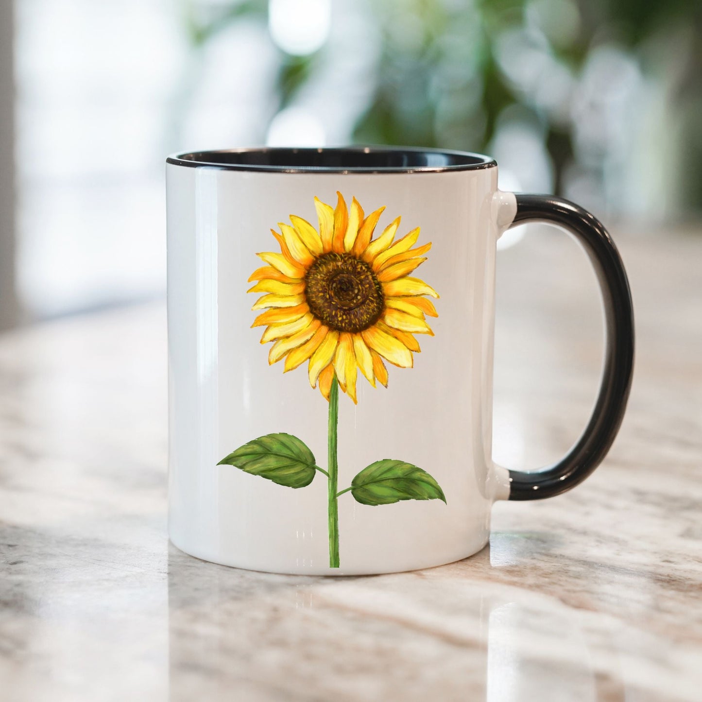 Sunflower Mug - MerikaArt