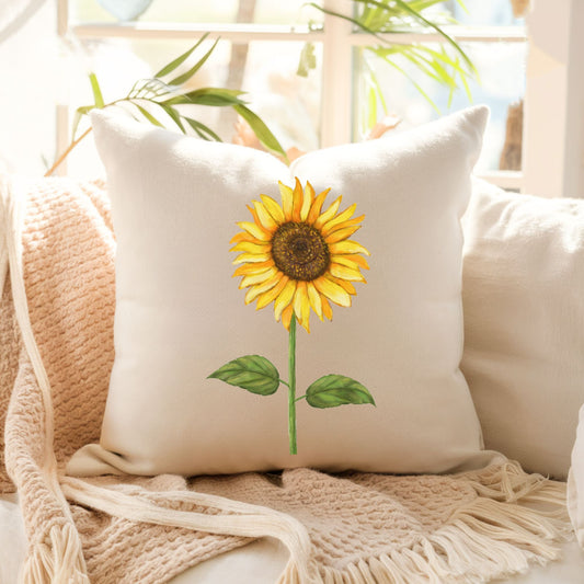 Sunflower Pillow - MerikaArt