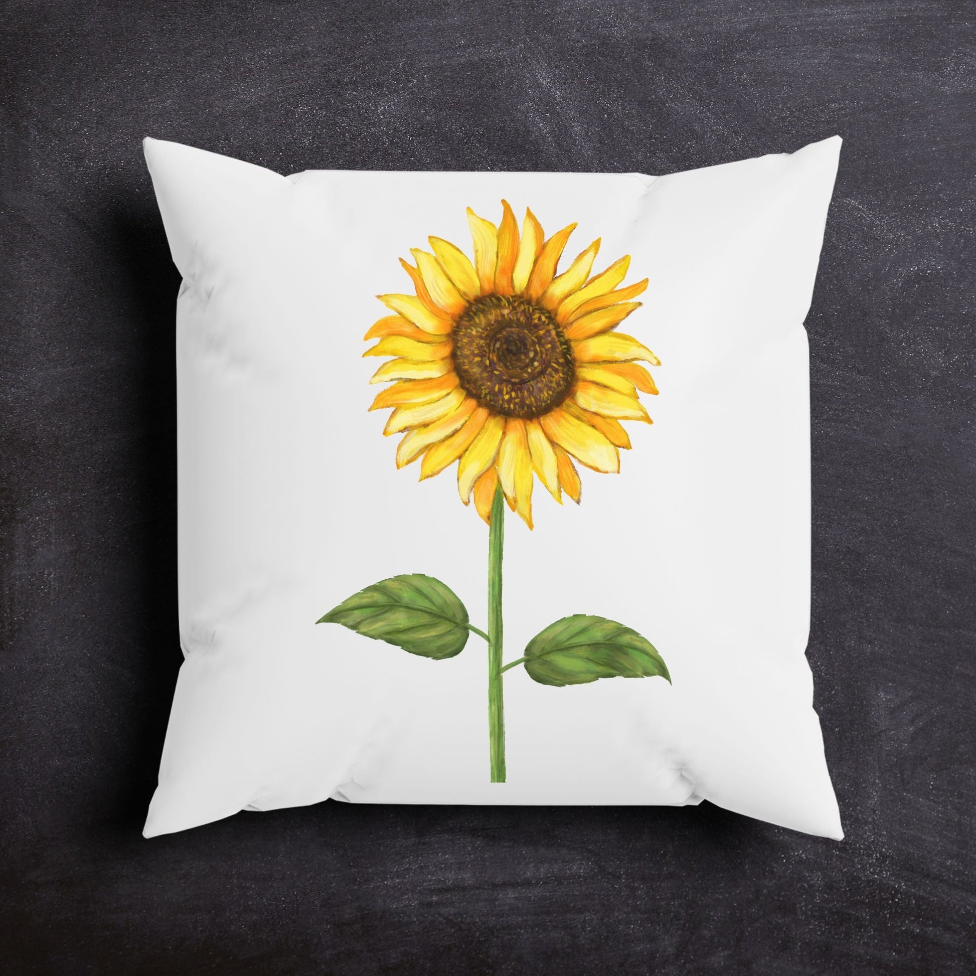 Sunflower Pillow - MerikaArt