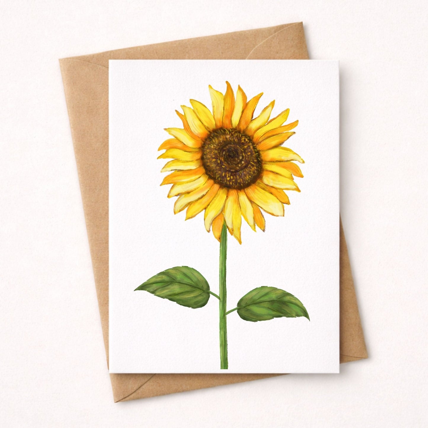 Sunflower Postcard - MerikaArt