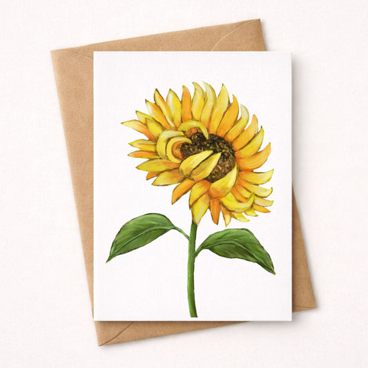 Sunflower Postcard - MerikaArt