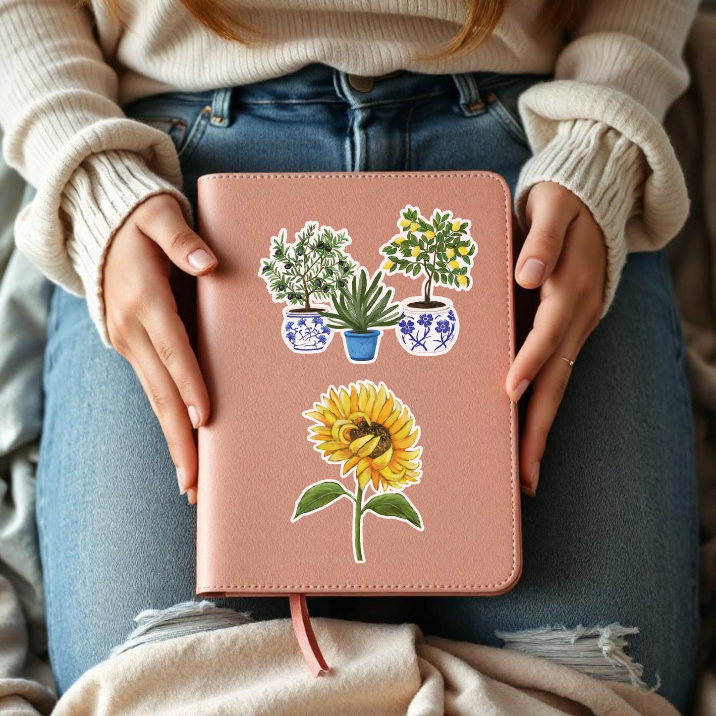 Sunflower Vinyl Sticker - MerikaArt