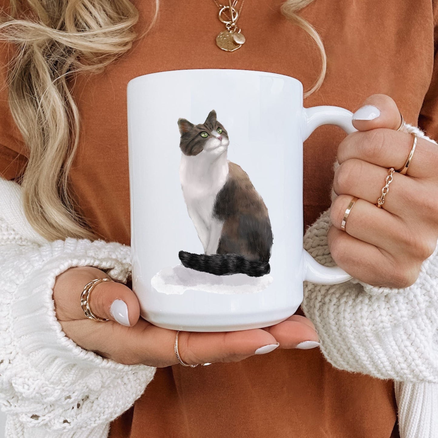 Tabby Cat Mug - MerikaArt