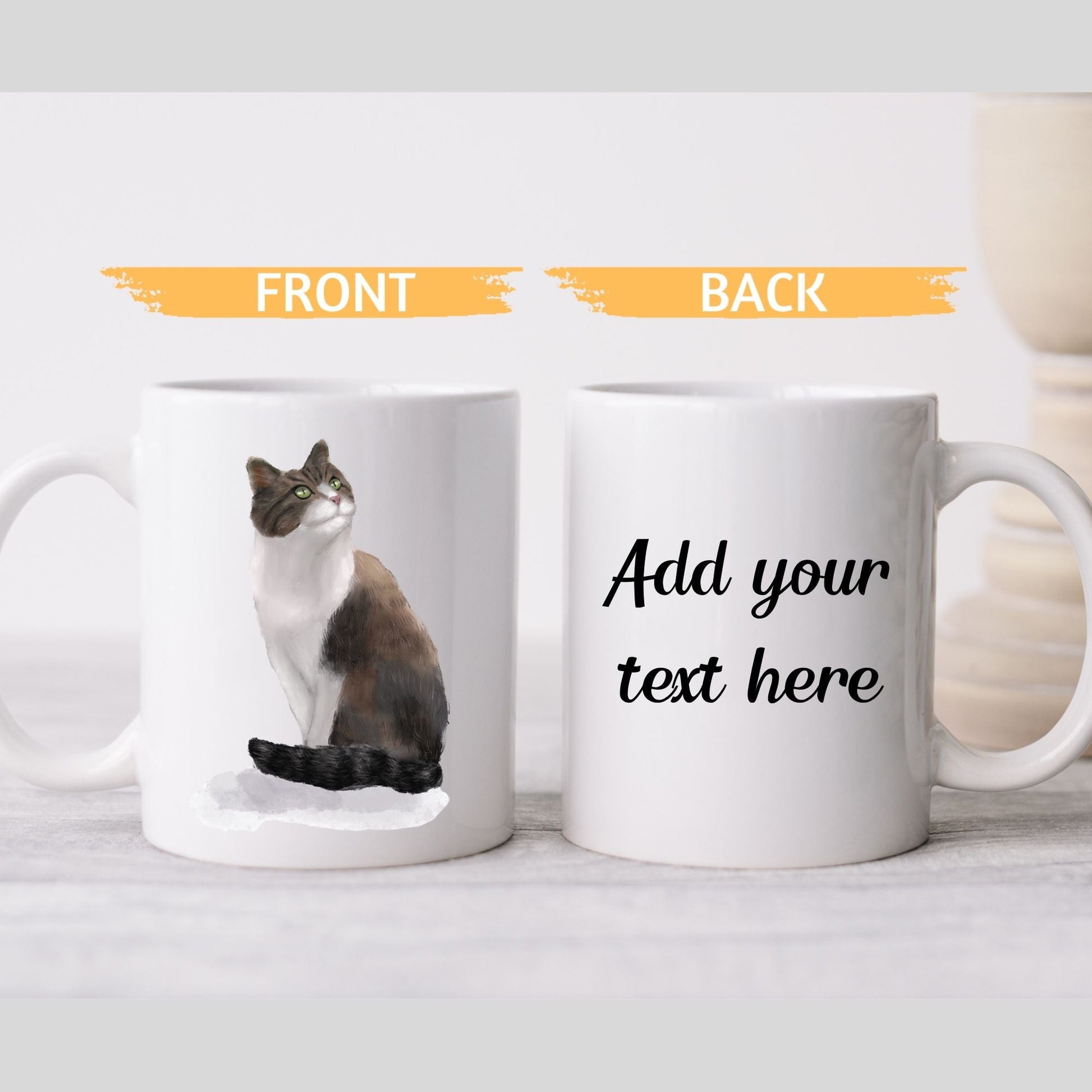 Tabby Cat Mug - MerikaArt