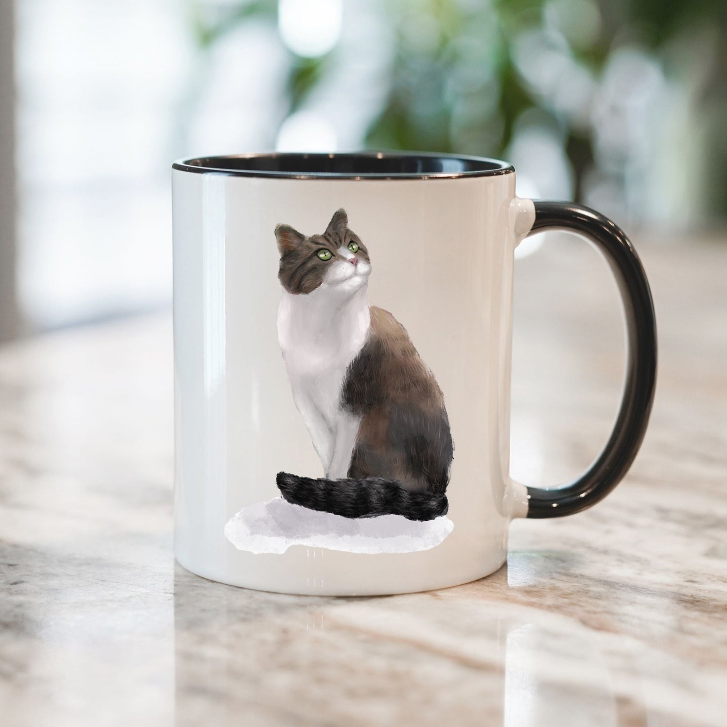 Tabby Cat Mug - MerikaArt