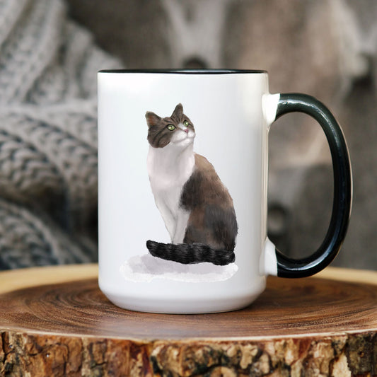 Tabby Cat Mug - MerikaArt