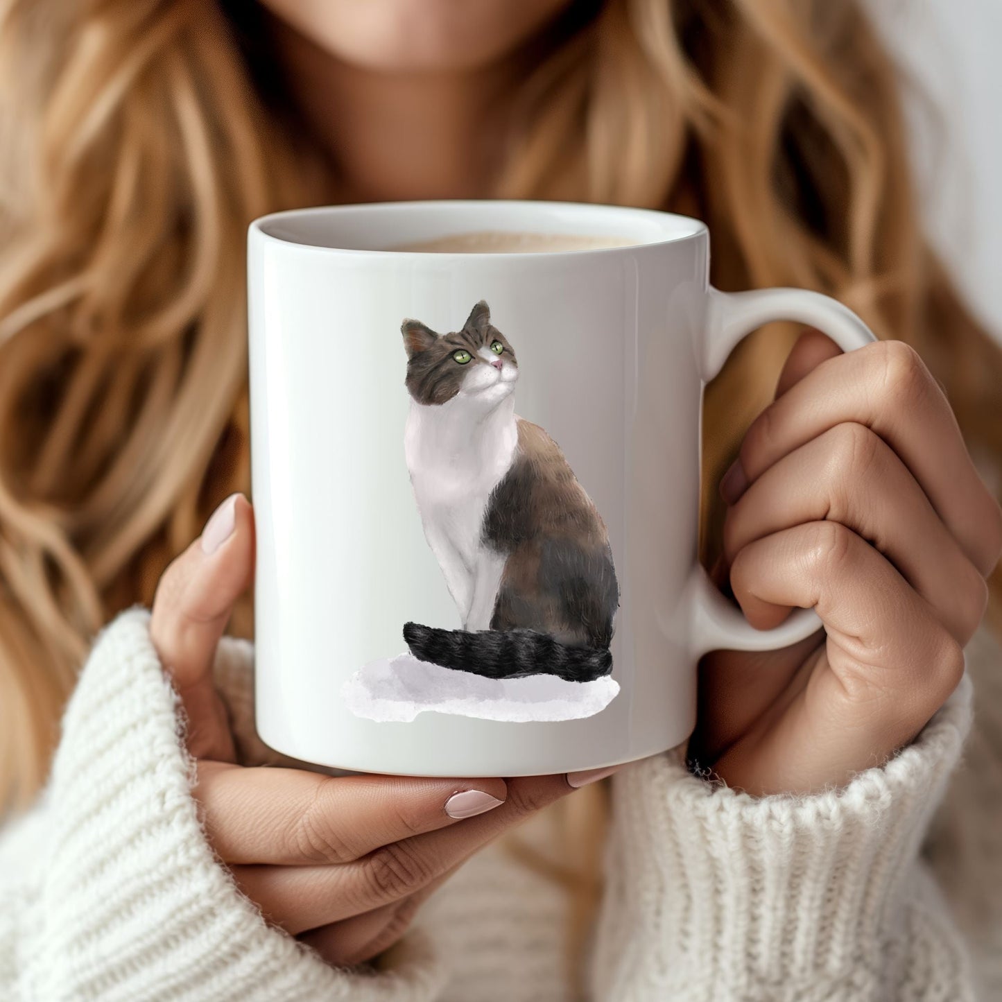 Tabby Cat Mug - MerikaArt