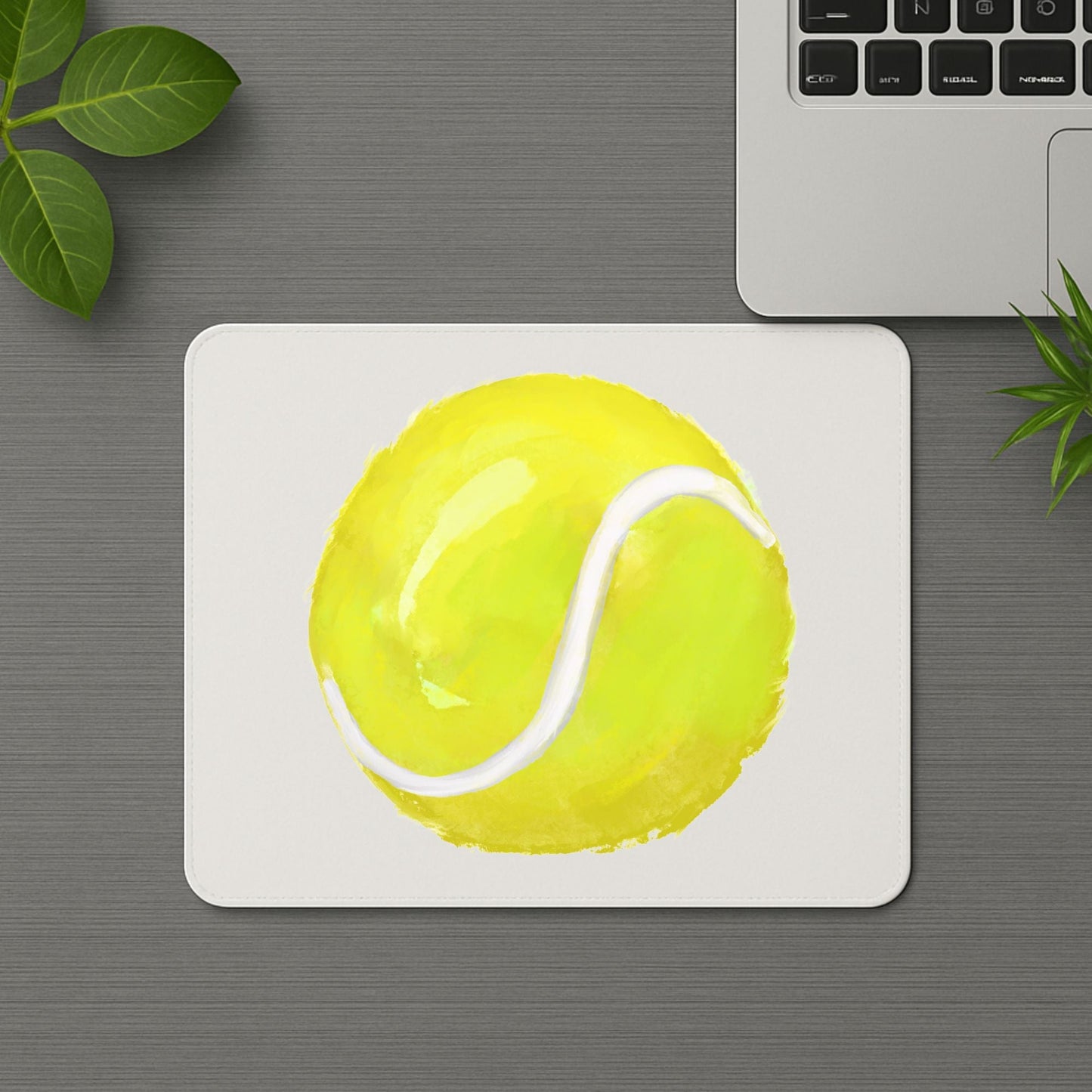 Tennis Ball Mousepad - MerikaArt
