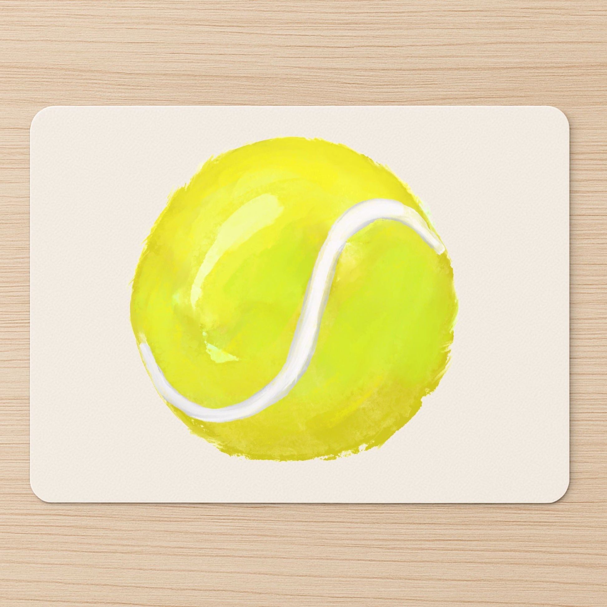 Tennis Ball Mousepad - MerikaArt