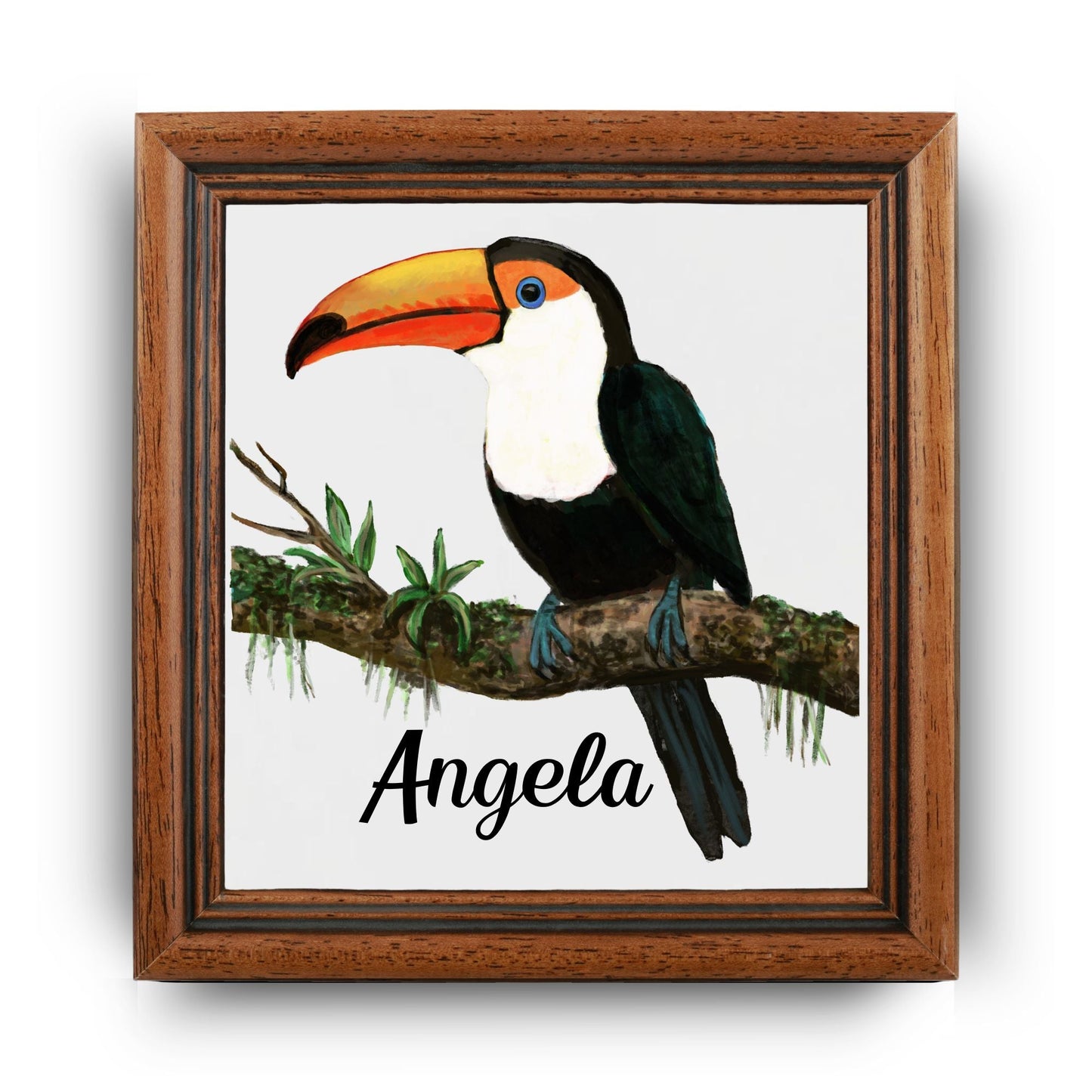 Toco Toucan Ceramic Tile - MerikaArt