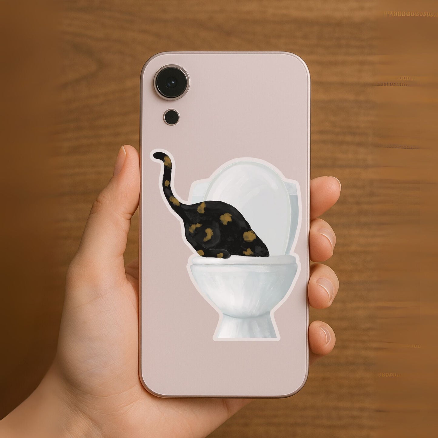 Tortoiseshell Cat Vinyl Sticker - MerikaArt