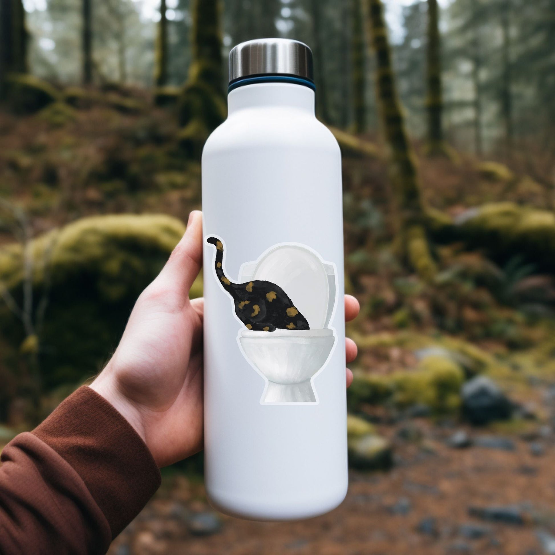 Tortoiseshell Cat Vinyl Sticker - MerikaArt