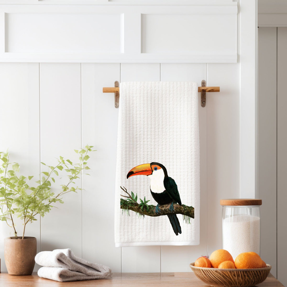 Toucan Kitchen Towel - MerikaArt