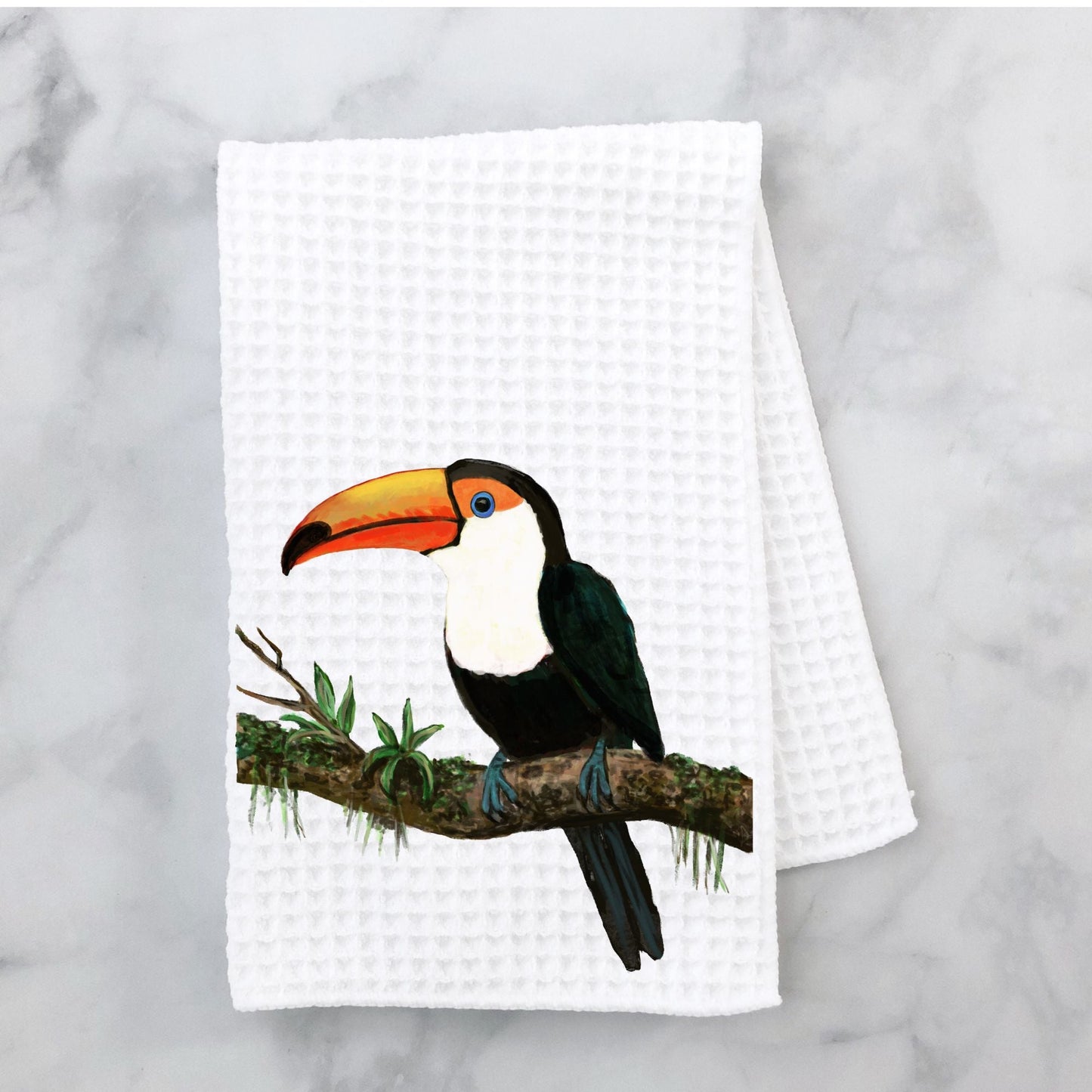 Toucan Kitchen Towel - MerikaArt