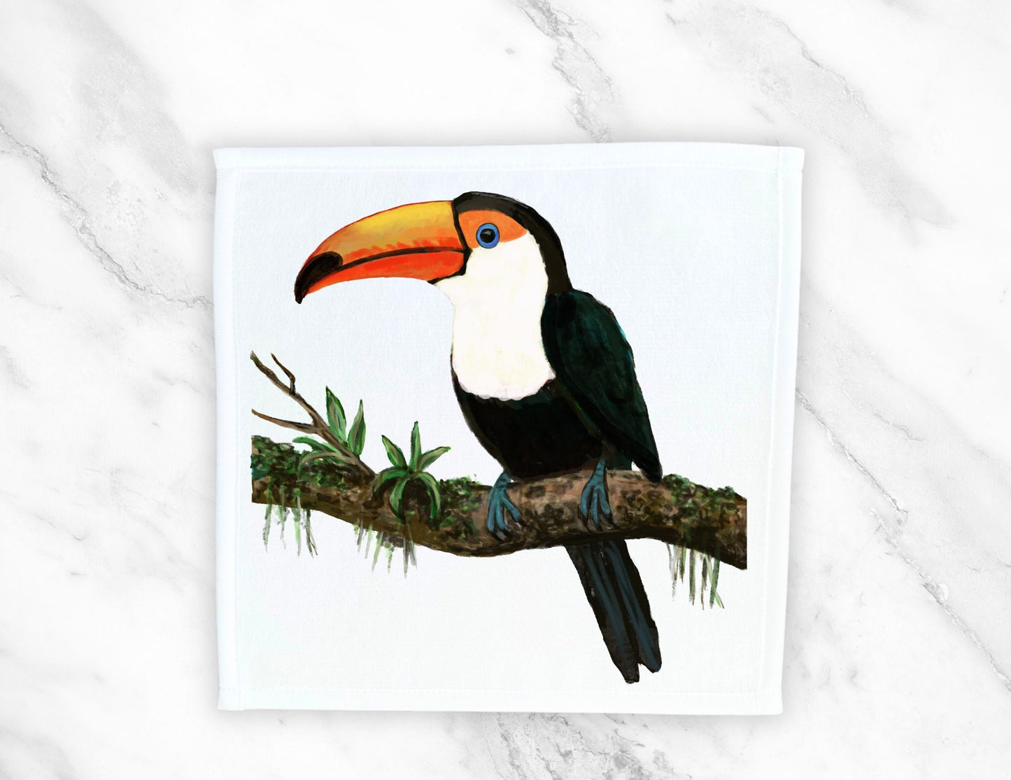 Toucan Washcloth - MerikaArt
