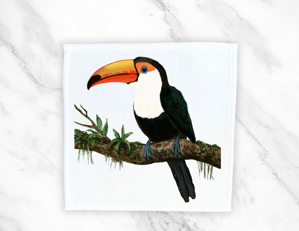 Toucan Washcloth - MerikaArt