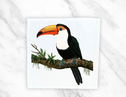 Toucan Washcloth - MerikaArt