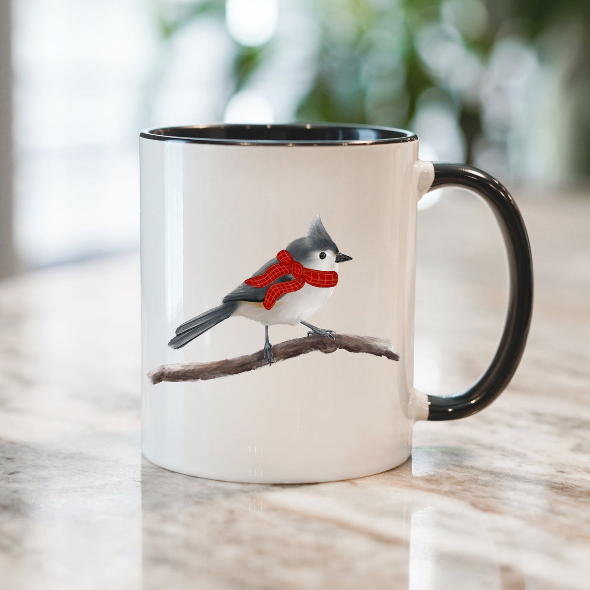 Tufted Titmouse Mug - MerikaArt