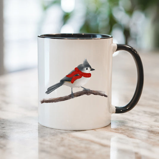 Tufted Titmouse Mug - MerikaArt
