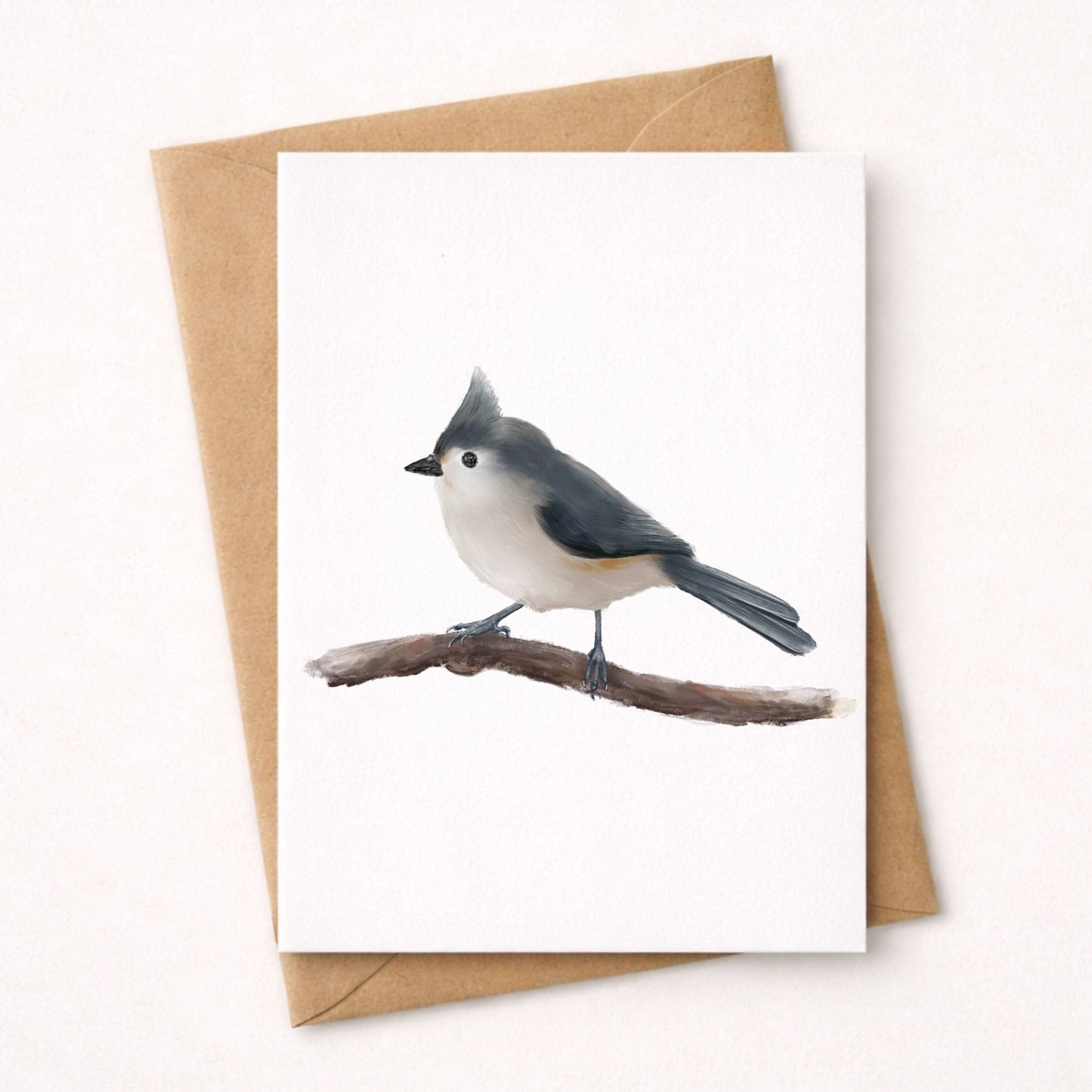 Tufted Titmouse Postcard - MerikaArt