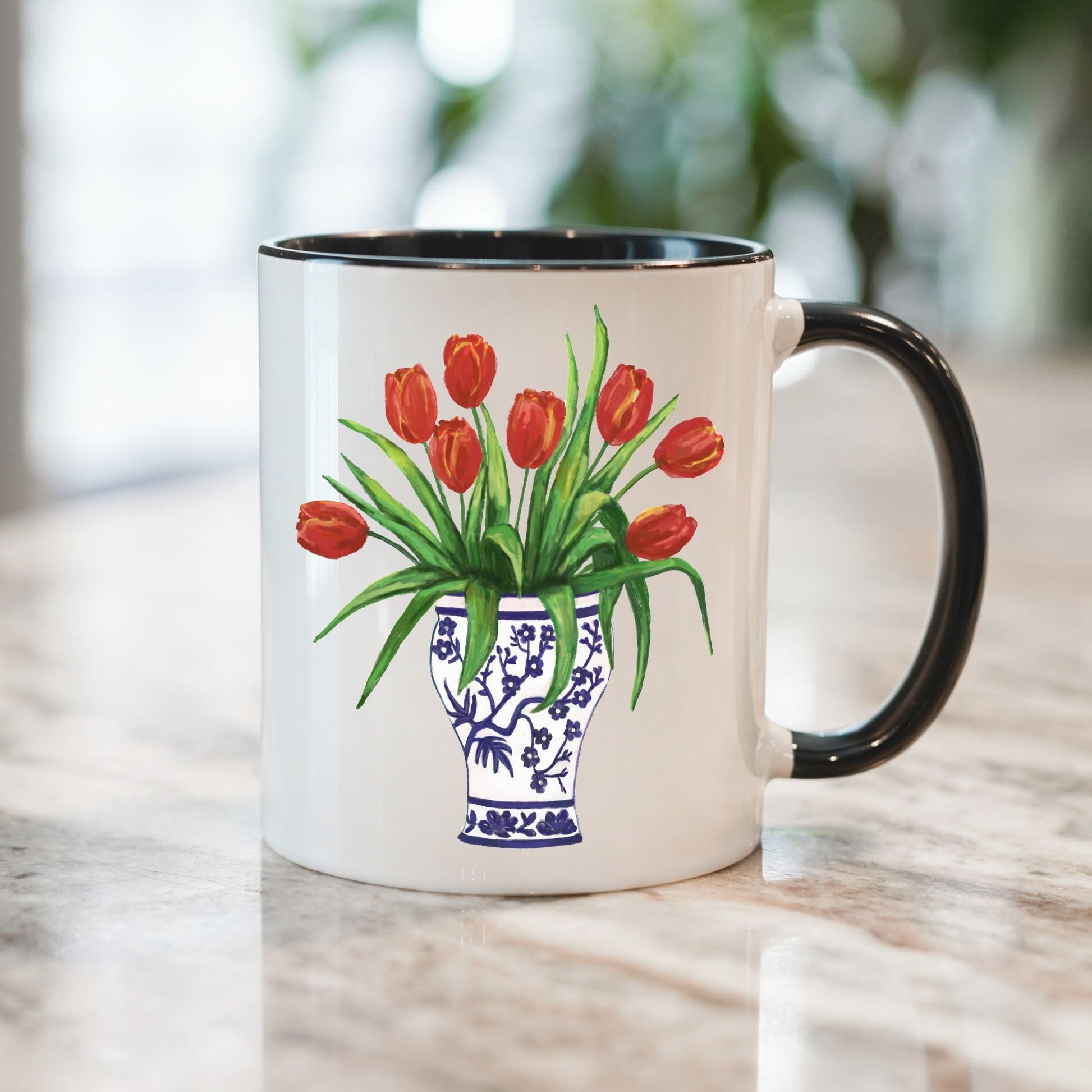 Tulip Bouquet Mug - MerikaArt