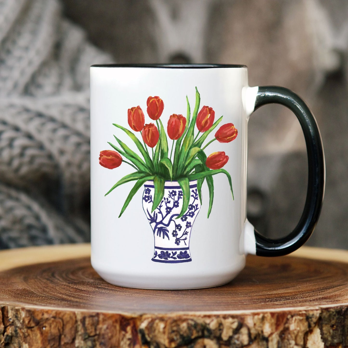 Tulip Bouquet Mug - MerikaArt