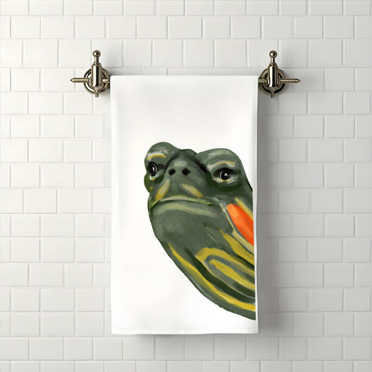 Turtle Bathroom Towel - MerikaArt