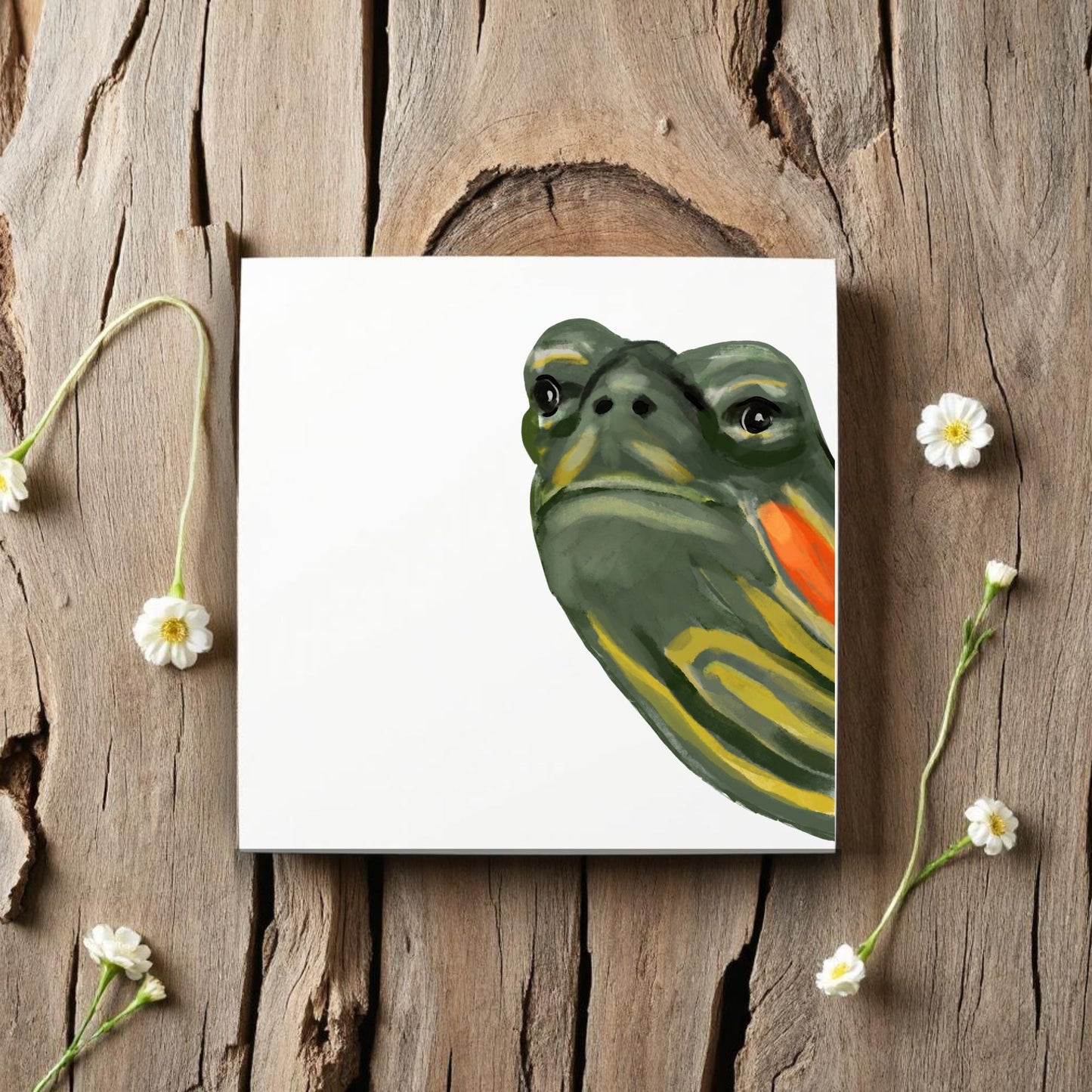 Turtle Ceramic Tile - MerikaArt