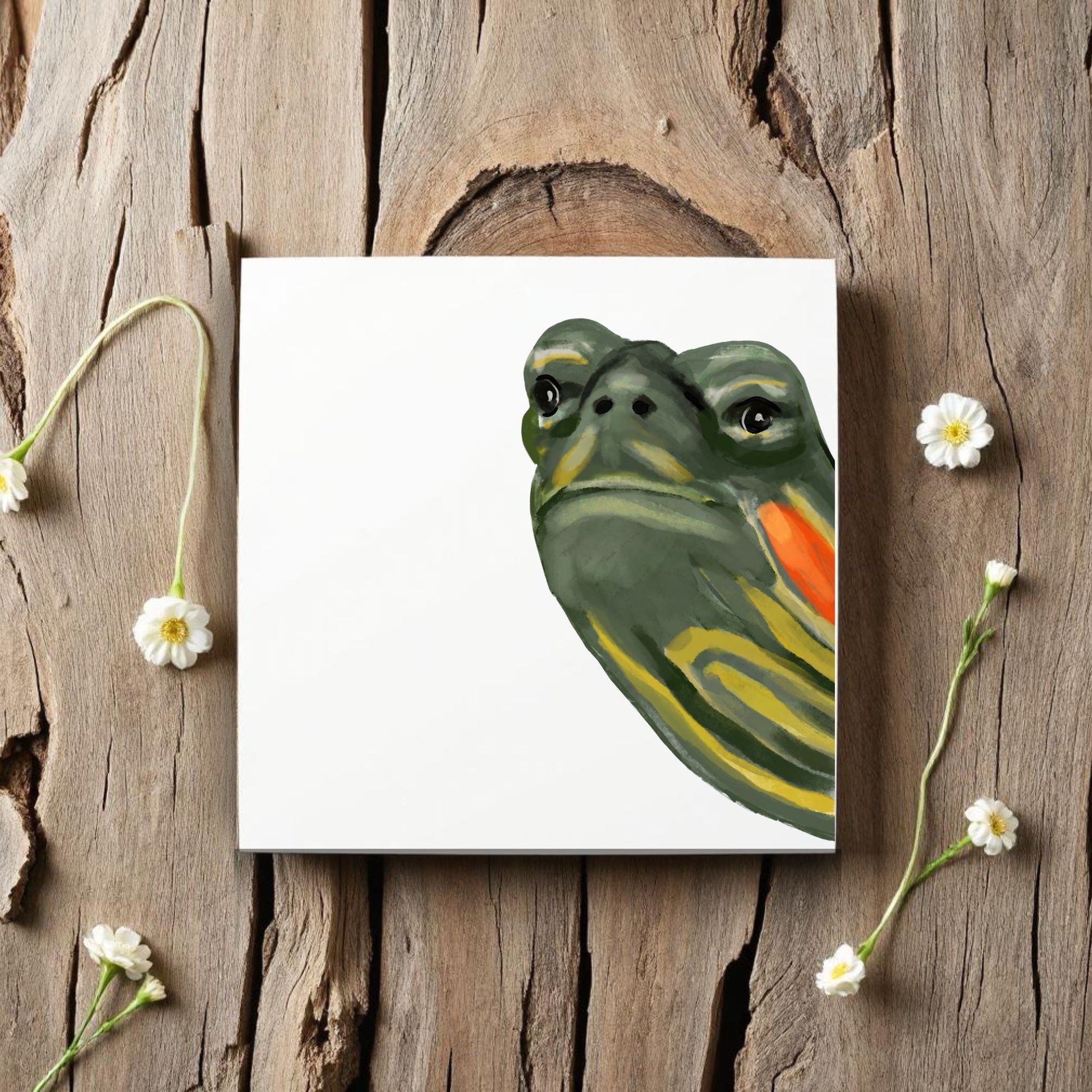 Turtle Ceramic Tile - MerikaArt