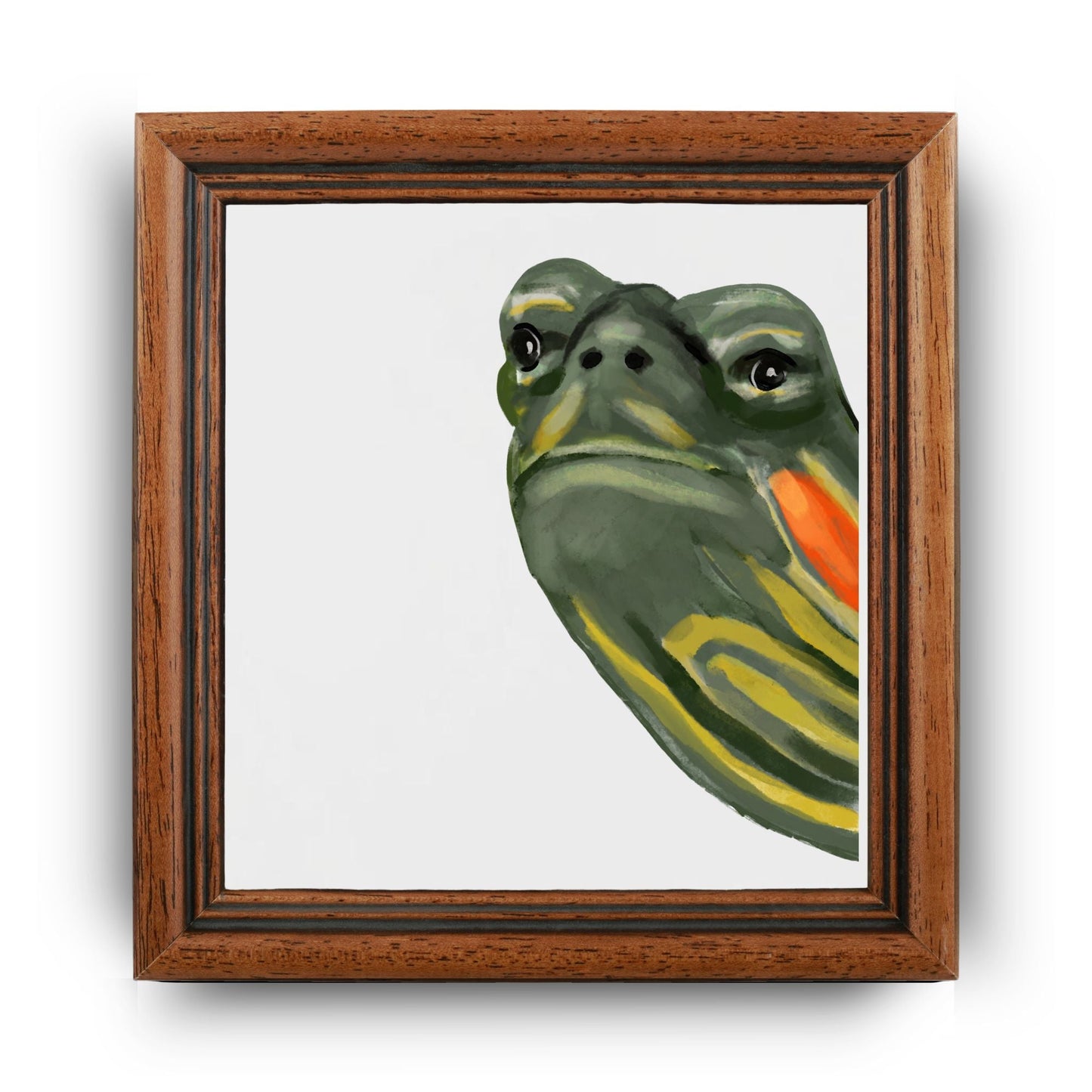 Turtle Ceramic Tile - MerikaArt