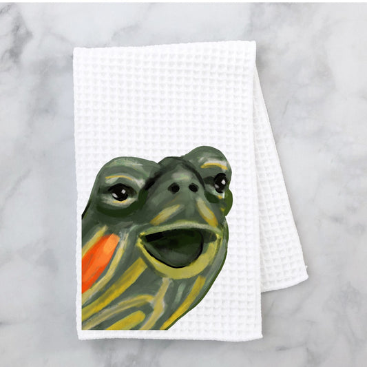 Turtle Kitchen Towel - MerikaArt