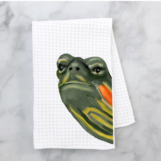 Turtle Kitchen Towel - MerikaArt
