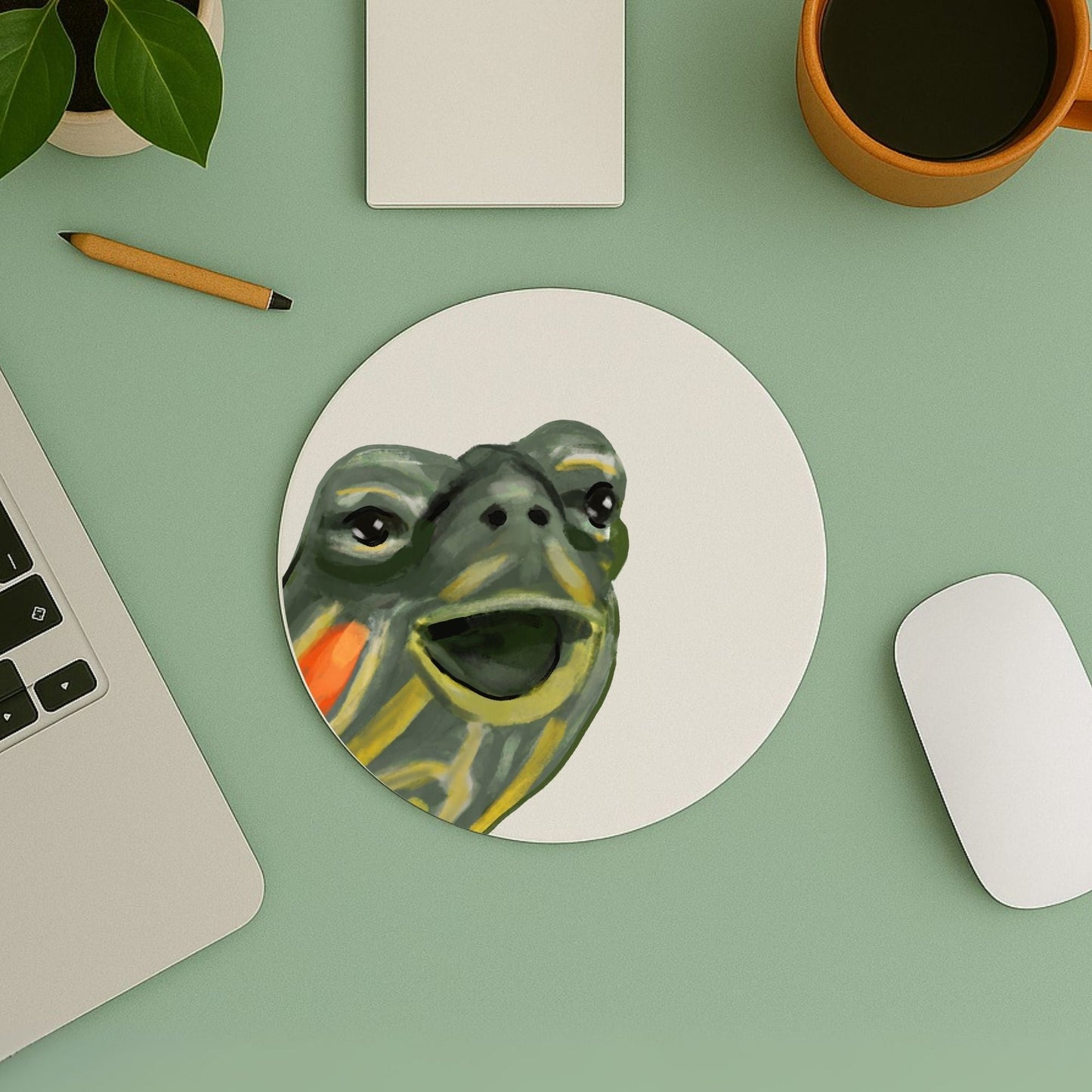 Turtle Mousepad - MerikaArt