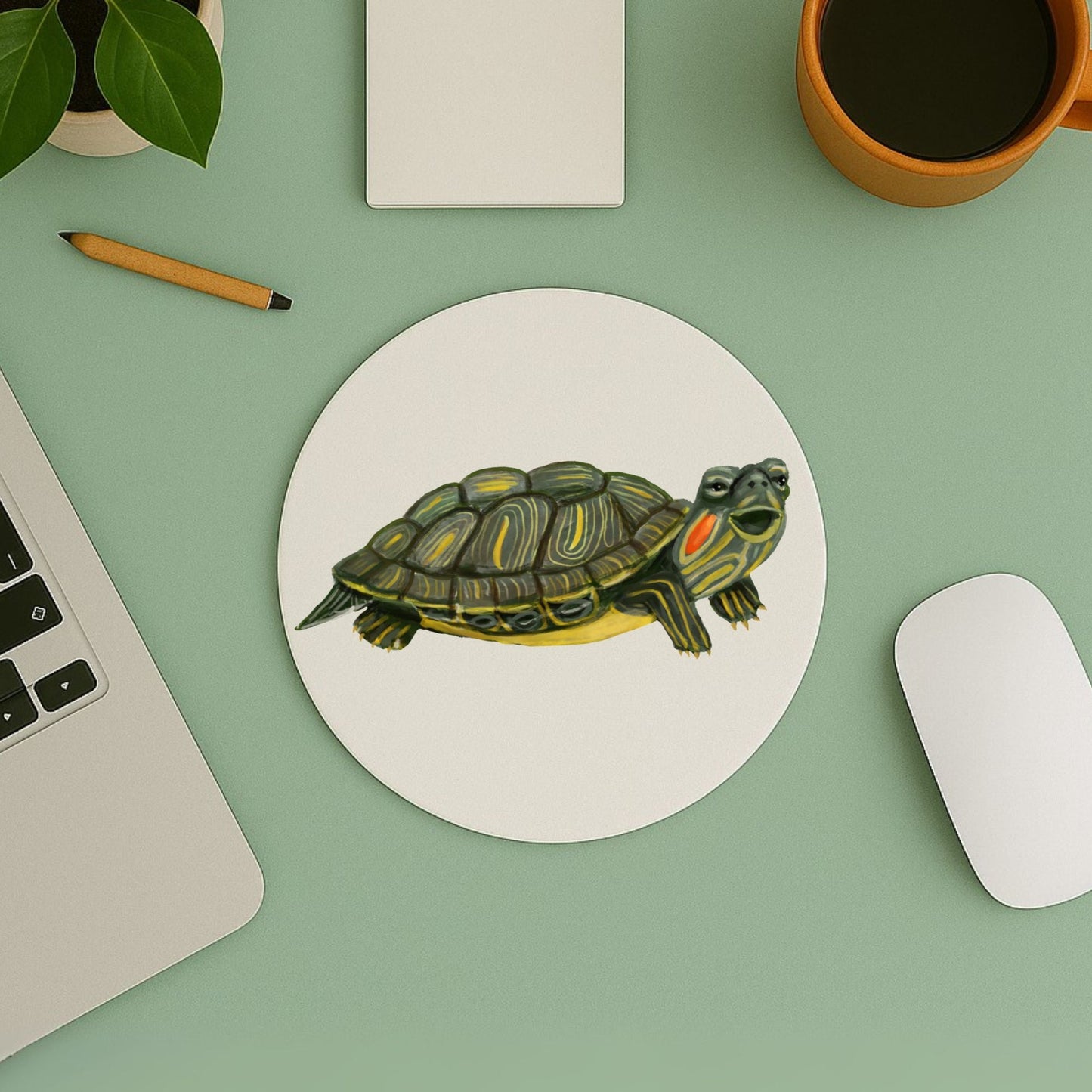 Turtle Mousepad - MerikaArt