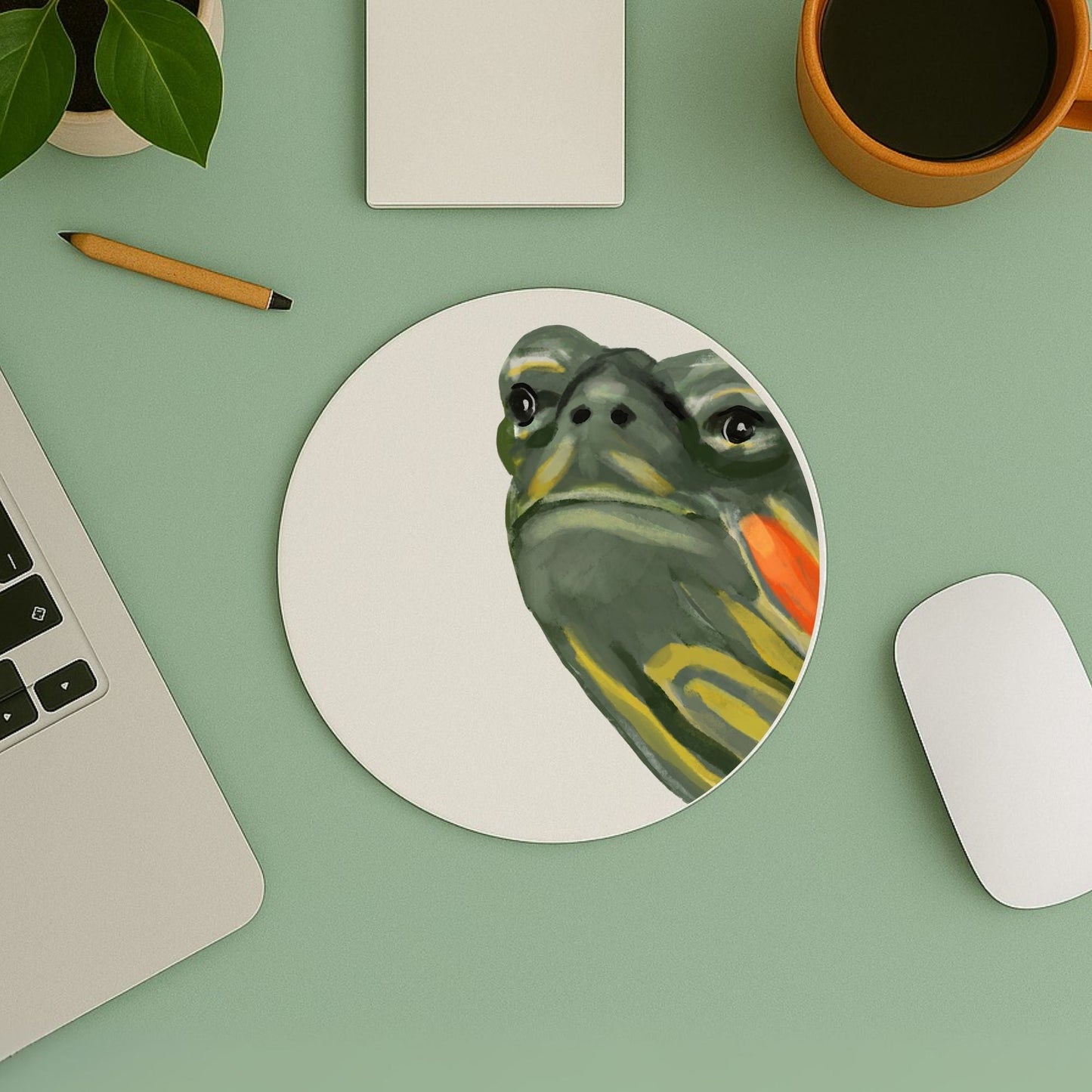 Turtle Mousepad - MerikaArt