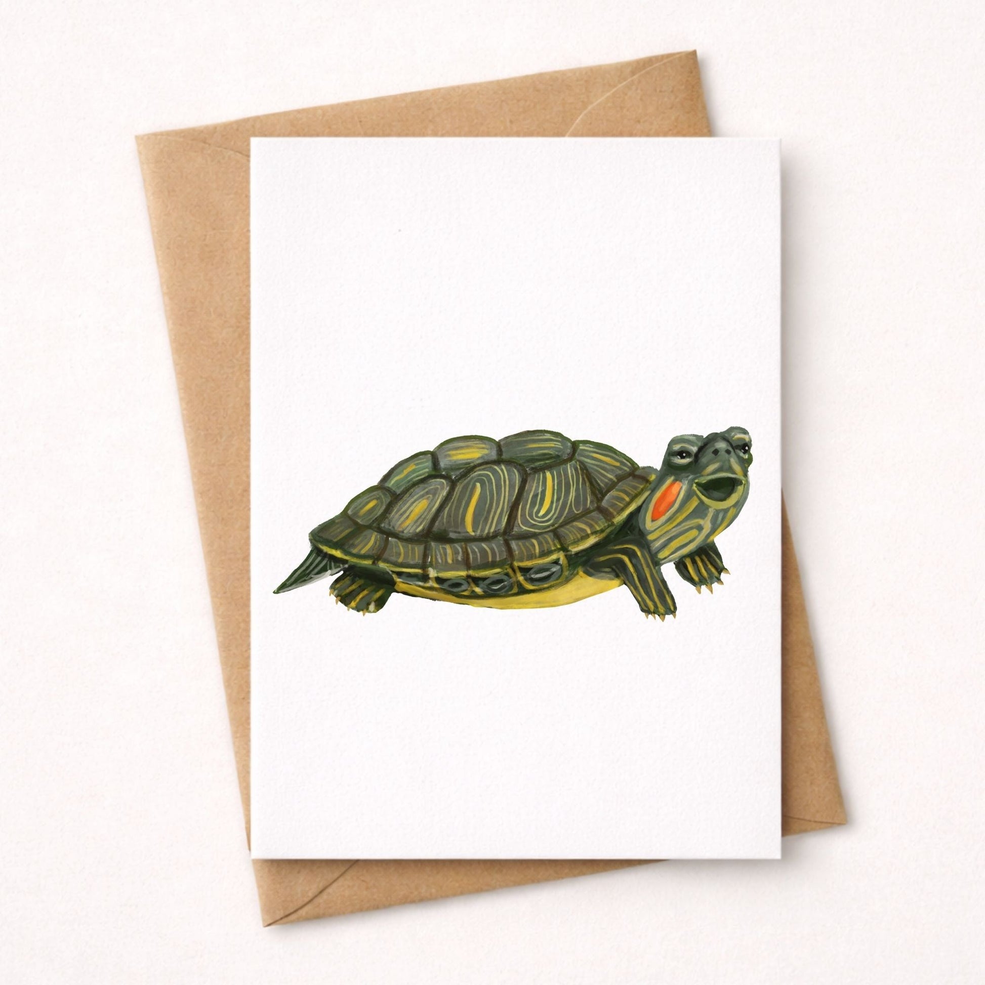 Turtle Postcard - MerikaArt