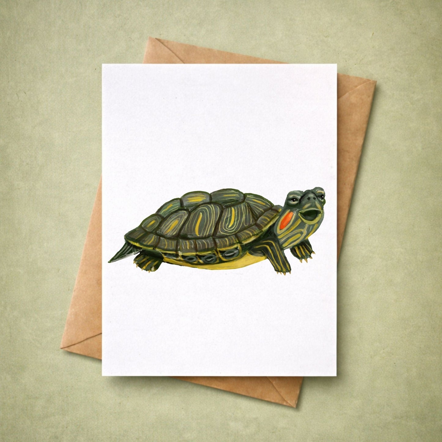 Turtle Postcard - MerikaArt