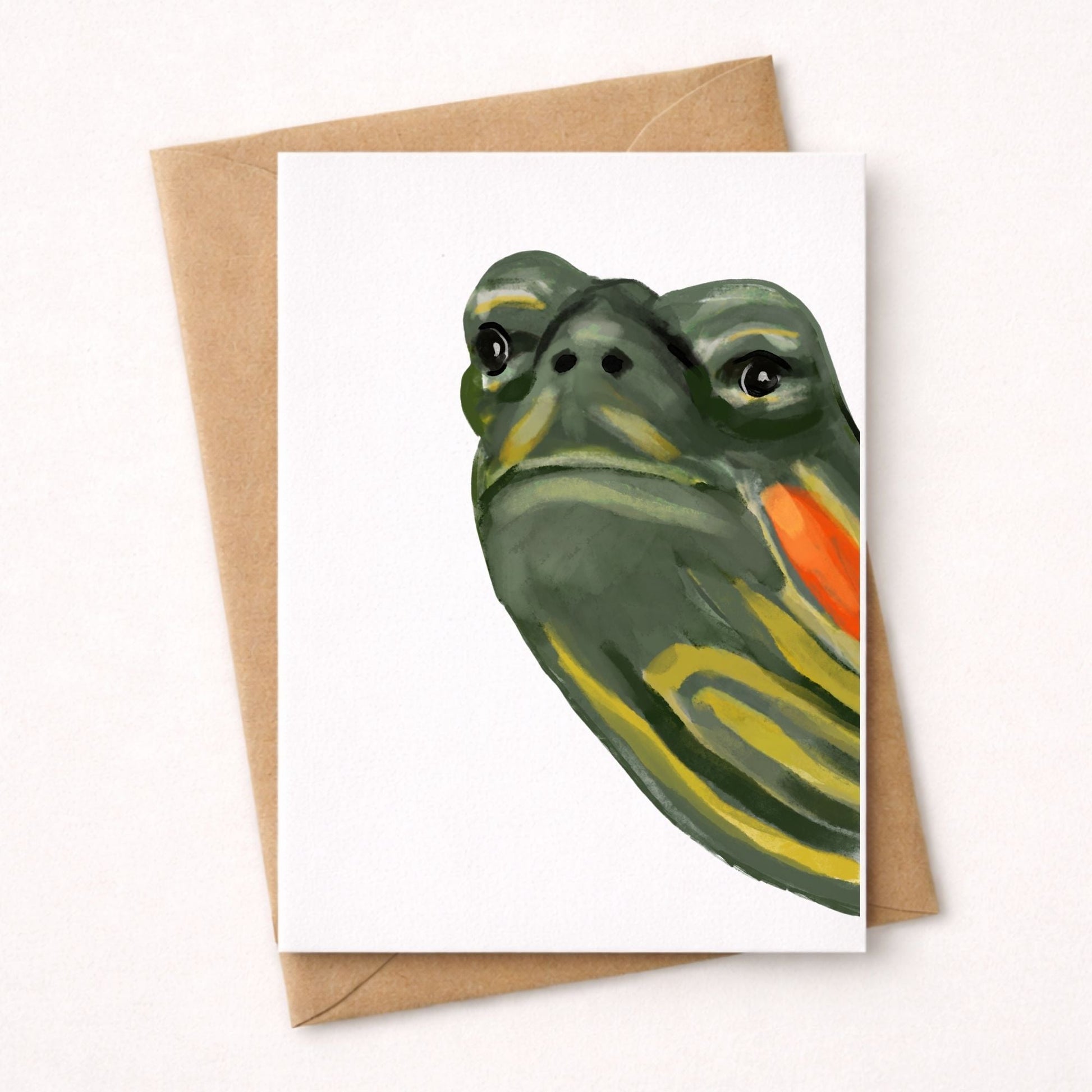 Turtle Postcard - MerikaArt