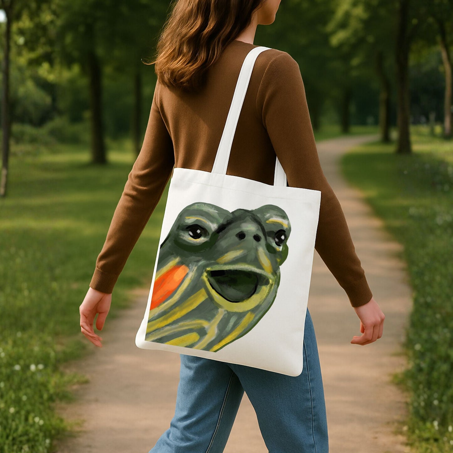 Turtle Tote Bag - MerikaArt