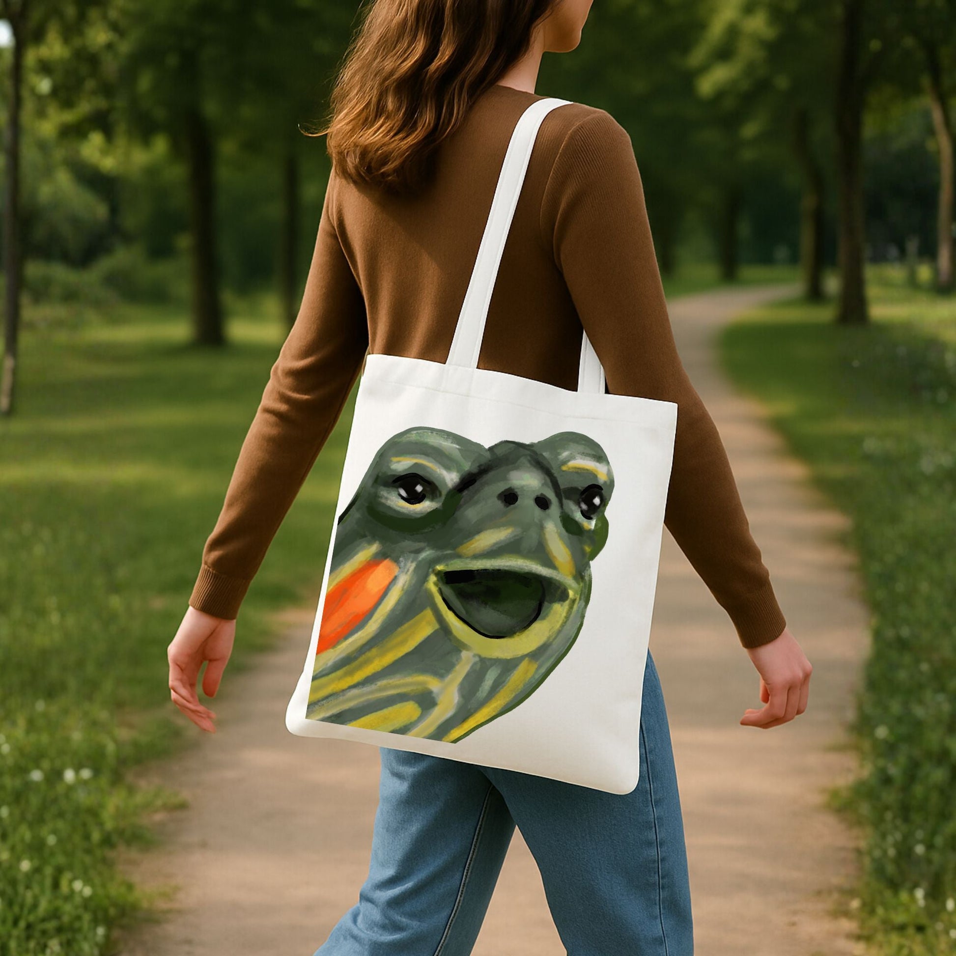 Turtle Tote Bag - MerikaArt