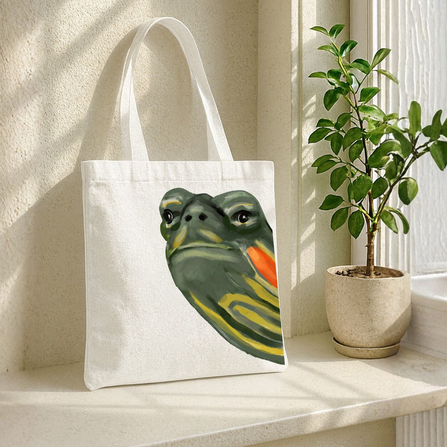Turtle Tote Bag - MerikaArt