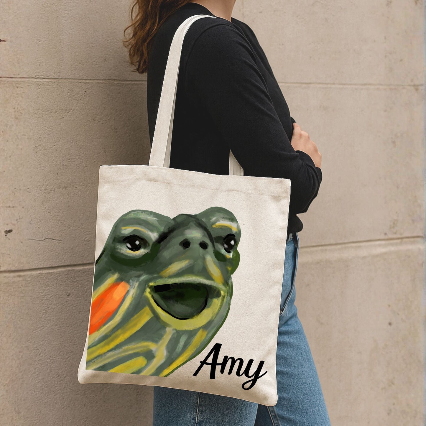 Turtle Tote Bag - MerikaArt