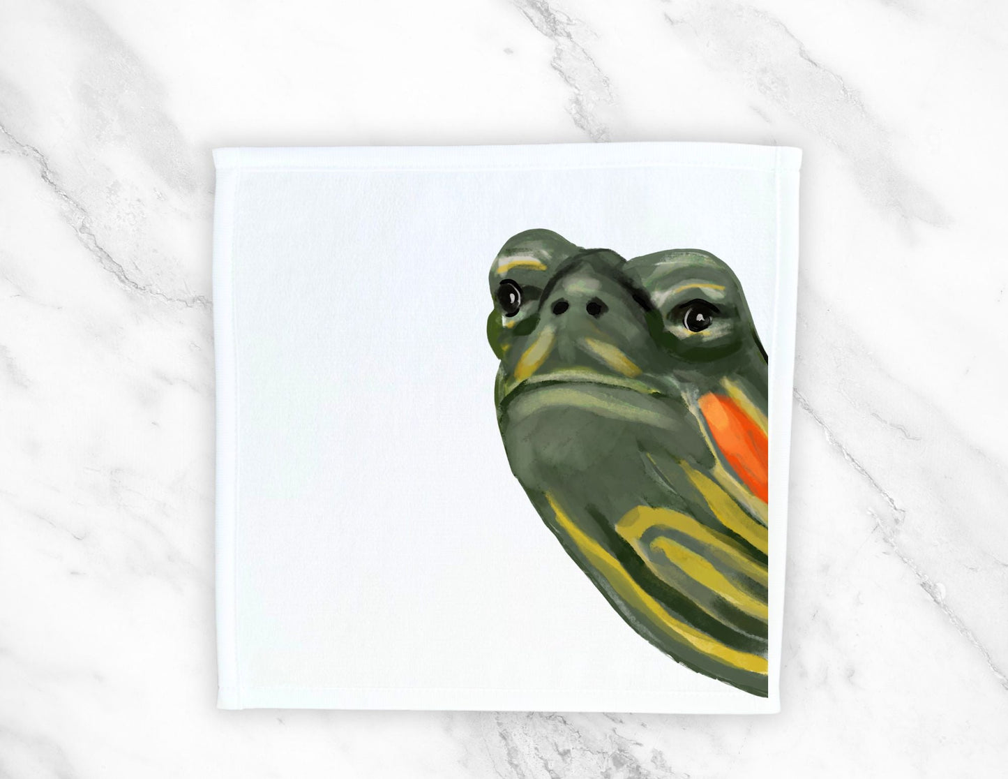 Turtle Washcloth - MerikaArt