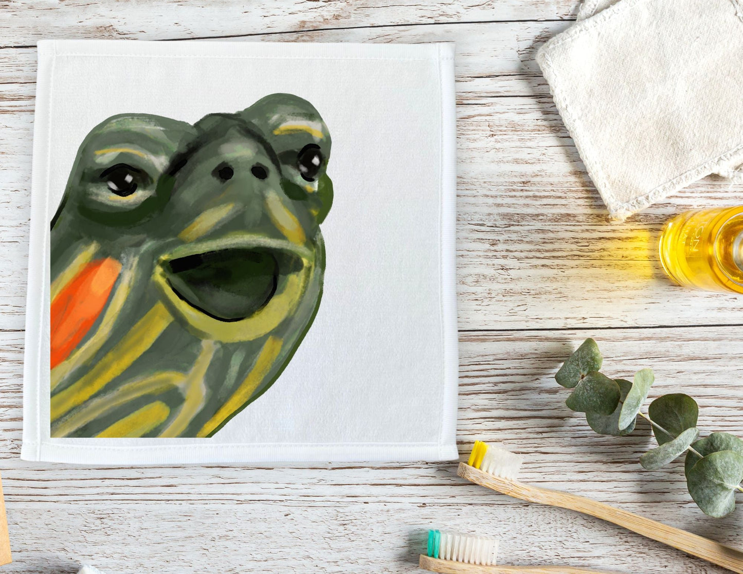 Turtle Washcloth - MerikaArt